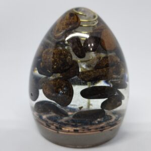 Bronzite, Cristal de roche, Tourmaline noire, Shungite