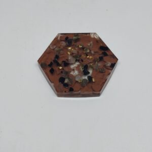 Petit plateau Labradorite, Cristal de roche, Quartz rose, Tourmaline noire